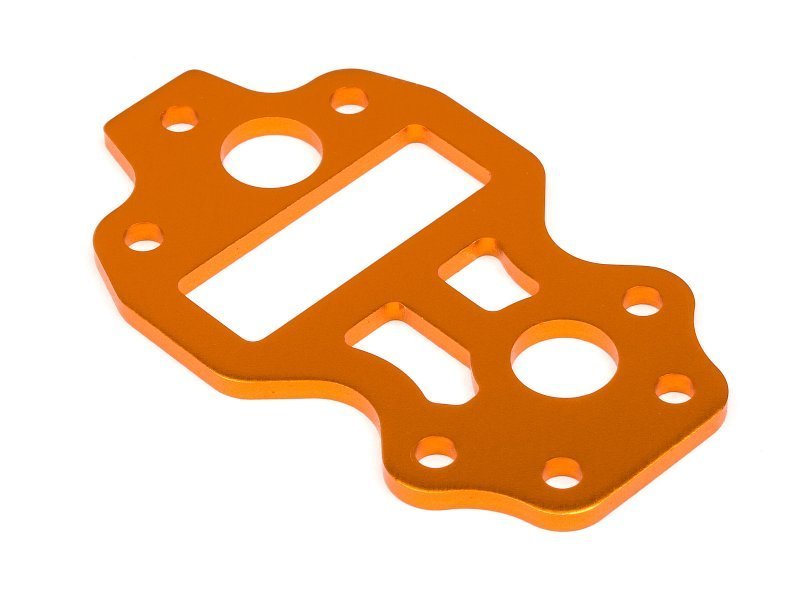 CENTER DIFF PLATE (ORANGE) WR8, BULLET NITRO SERIES