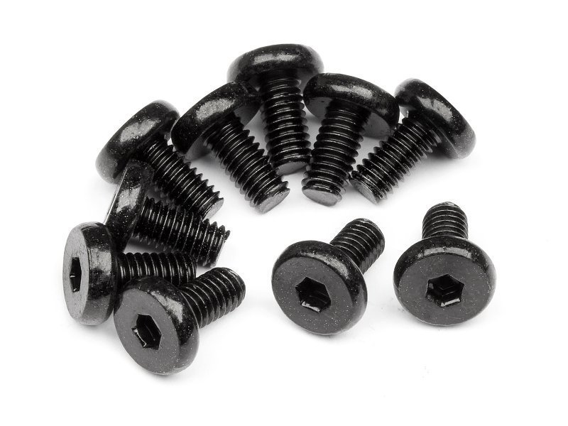 BINDER CAP HEAD SCREW M4X8MM (10 PCS)