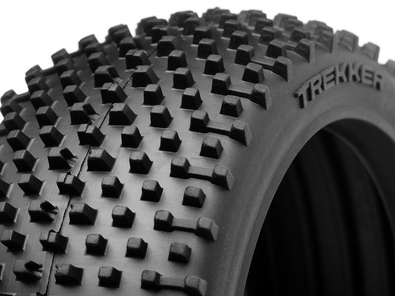 1/8 HPI TRECKER TYRE MED S (PR) 1/8 BUGGY RTR (2 PCS)