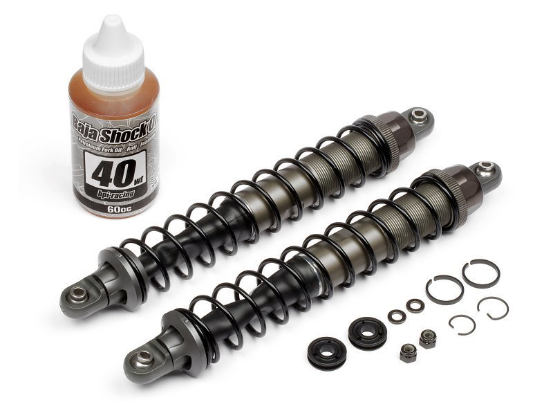 VVC/HD SHOCK SET (GUNMETAL/127-187mm/2pcs/6mm) Baja 5