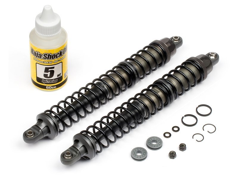 VVC/HD SHOCK SET (GUNMETAL/137-207mm/2pcs/6mm) Baja 5