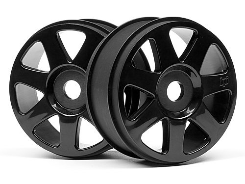 1/8 BUGGY V7 WHEEL BLACK (42x83mm/2pcs)