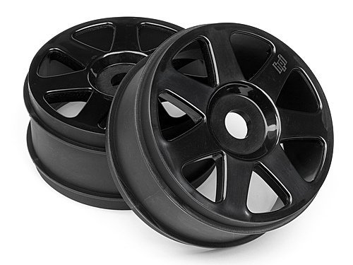 1/8 BUGGY V7 WHEEL BLACK (42x83mm/2pcs)