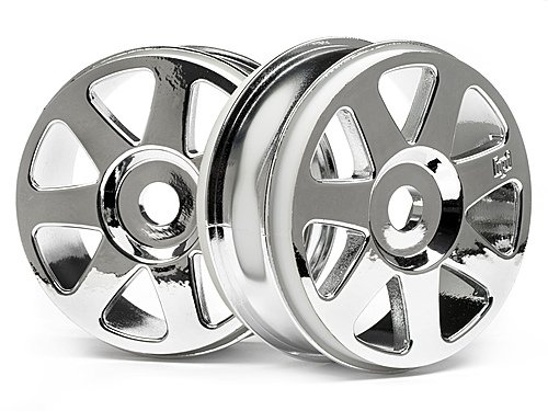 1/8 BUGGY V7 WHEEL CHROME (42x83mm/2pcs)