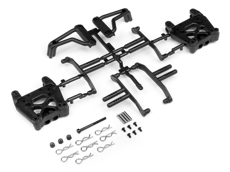 SHOCK TOWER/BODY MOUNT/ROLL BAR SET SAVAGE XS