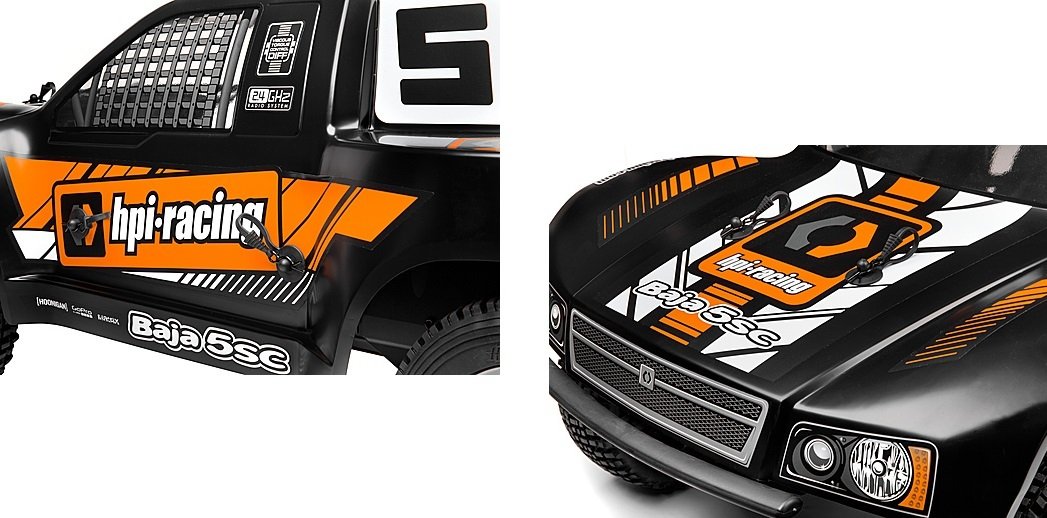 HPI Baja 5SC Short Course RTR 2,4 Ghz MATT BLACK BODY