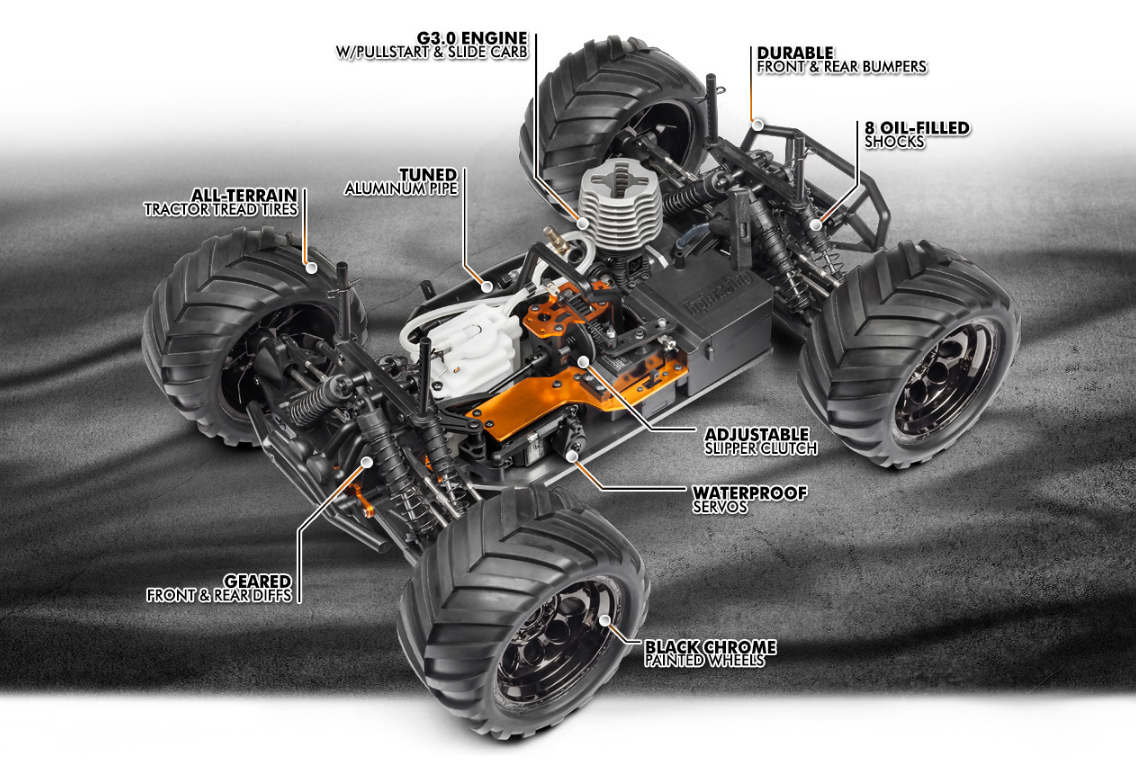 HPI Bullet MT 3.0 Rtr 1/10 2.4Ghz Waterproof