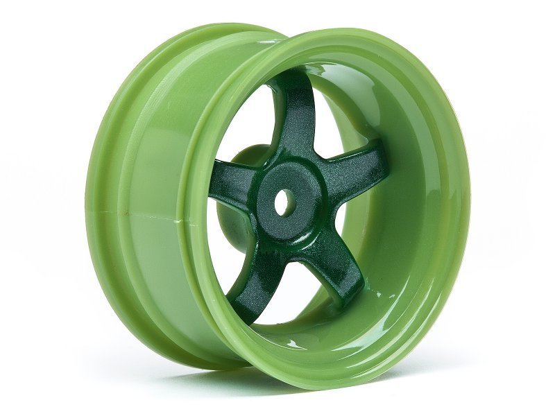 1/10 WORK MEISTER S1 WHEEL GREEN 26mm (6mm OS/2pcs)