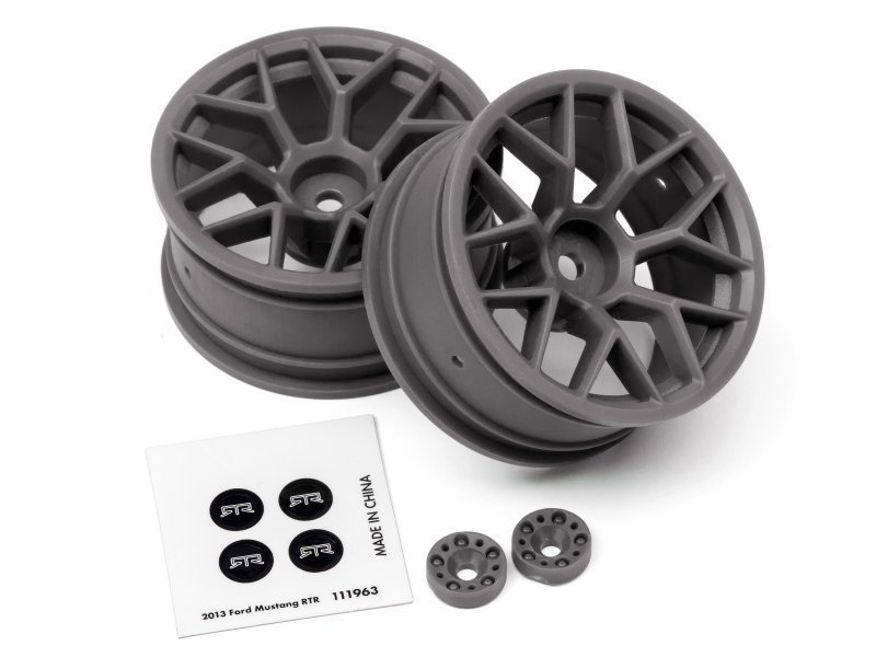 RTR WHEEL 26MM GUNMETAL (6MM OFFSET/2PCS)