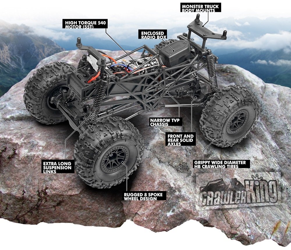 Crawler King RTR 4WD Rock Crawler (Ford F150 SVT)