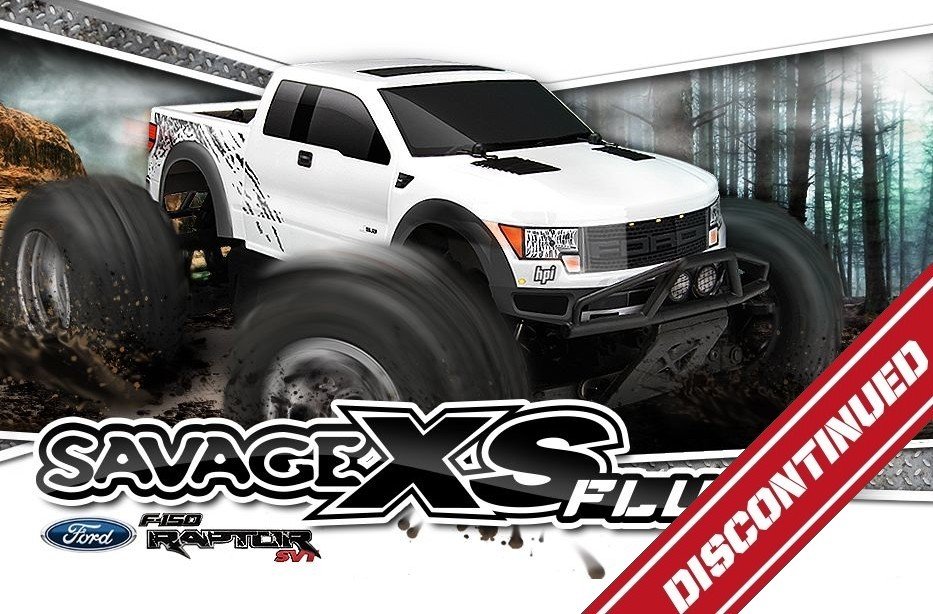 HPI 1/16 Savage XS Flux FORD F-150 SVT RAPTOR Waterproof 2.4GHz 4WD RTR