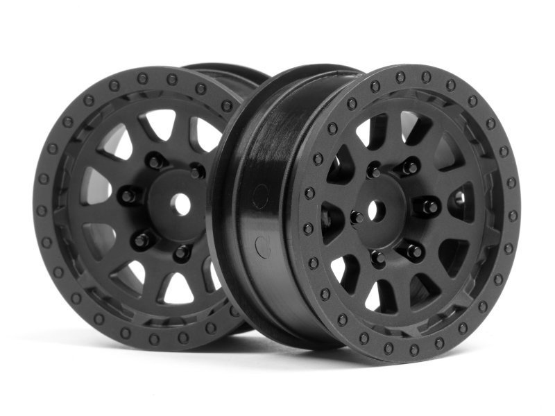 CR-10 WHEEL 1.9 (BLACK/2PCS)