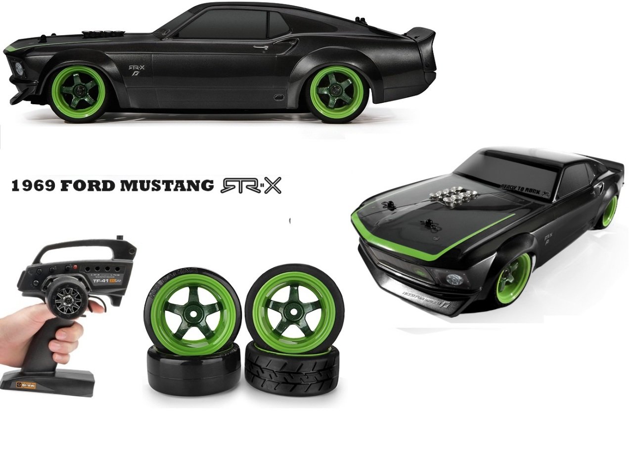 HPI RS4 Sport 3 1969 Ford Mustang RTR-X