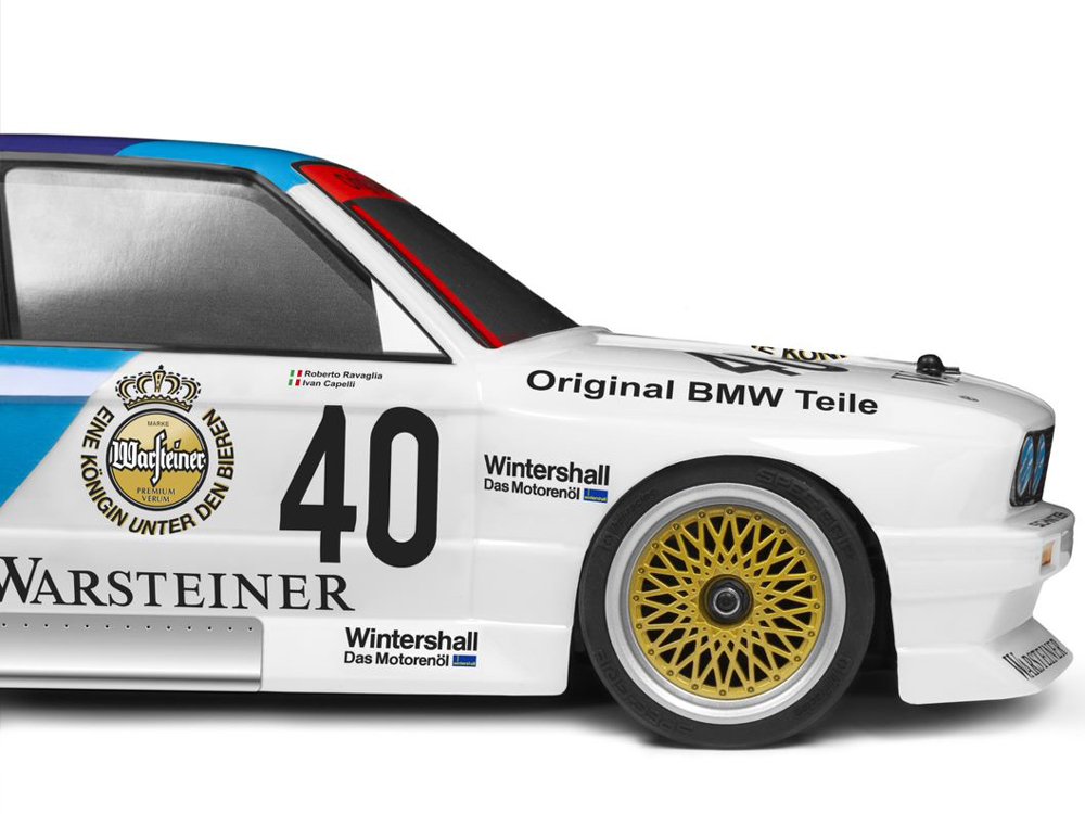 HPI 1/10 RS4 Sport 3 BMW M3 E30 Warsteiner