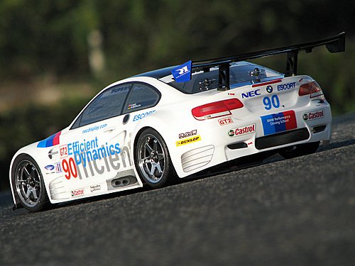 1/10 BMW M3 GT2 (E92) BODY (200mm) BOYASIZ ŞEFFAF KAPORTA