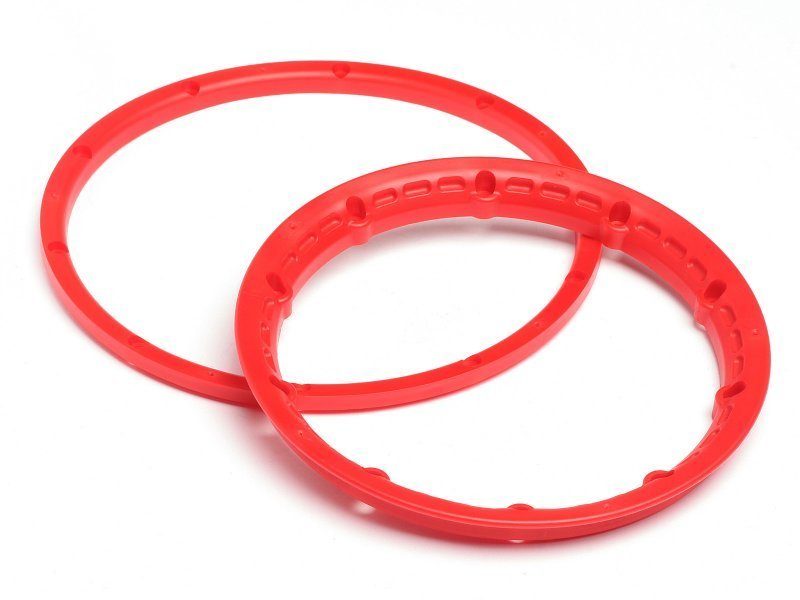 HEAVY DUTY WHEEL BEAD LOCK RINGS (RED/2pcs)