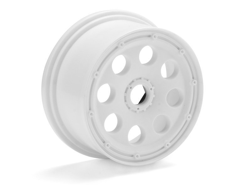 OUTLAW WHEEL WHITE (120x65mm/-10mm OFFSET/2pcs) Baja 5T / Rear