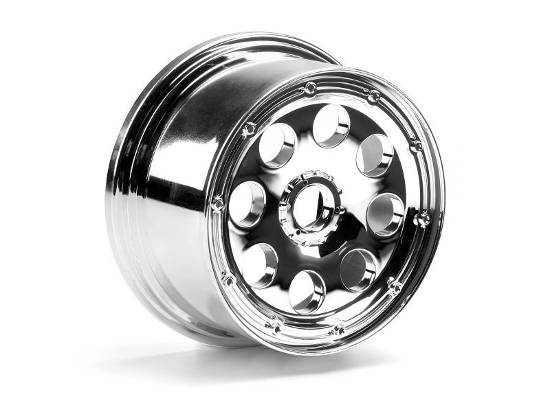 OUTLAW WHEEL CHROME (120x65mm/-10mm OFFSET/2pcs) Baja 5T / Rear