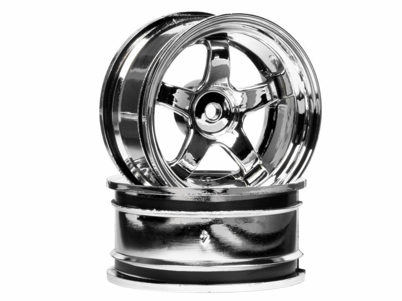 1/10 WORK MEISTER S1 WHEEL 26mm CHROME (6mm OFFSET)