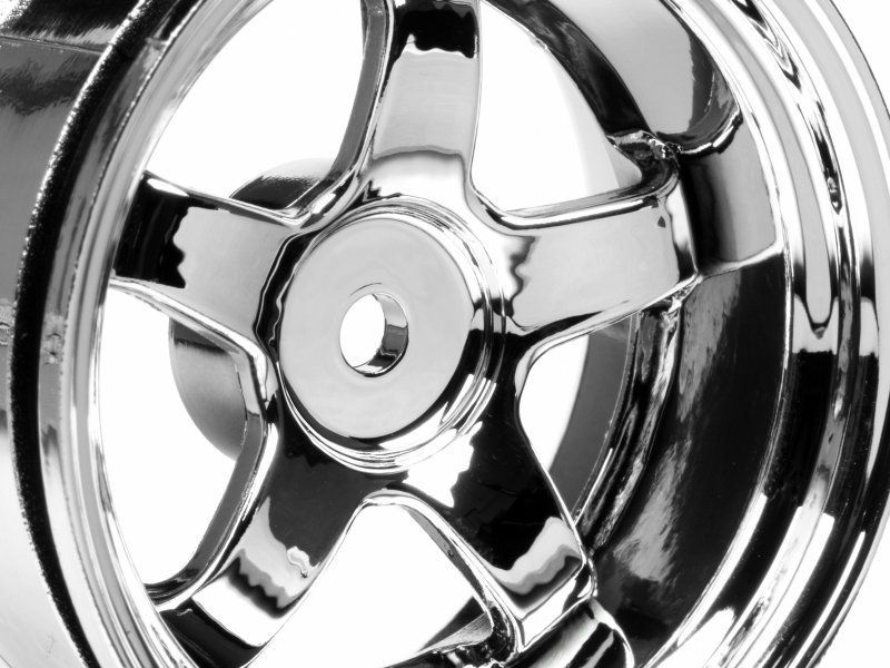 1/10 WORK MEISTER S1 WHEEL 26mm CHROME (6mm OFFSET)