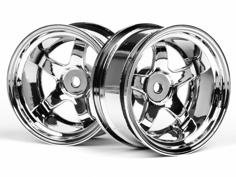 1/10 WORK MEISTER S1 WHEEL 26mm CHROME (9mm OFFSET)