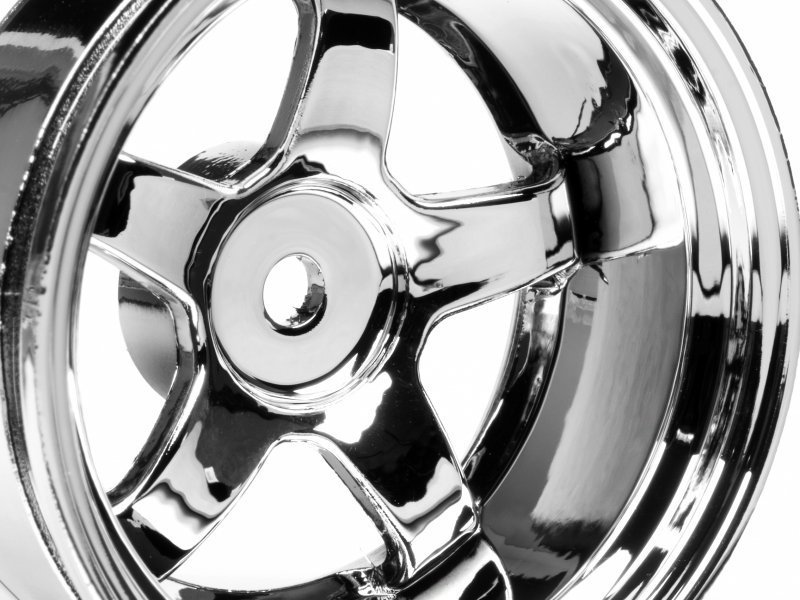 1/10 WORK MEISTER S1 WHEEL 26mm CHROME (9mm OFFSET)