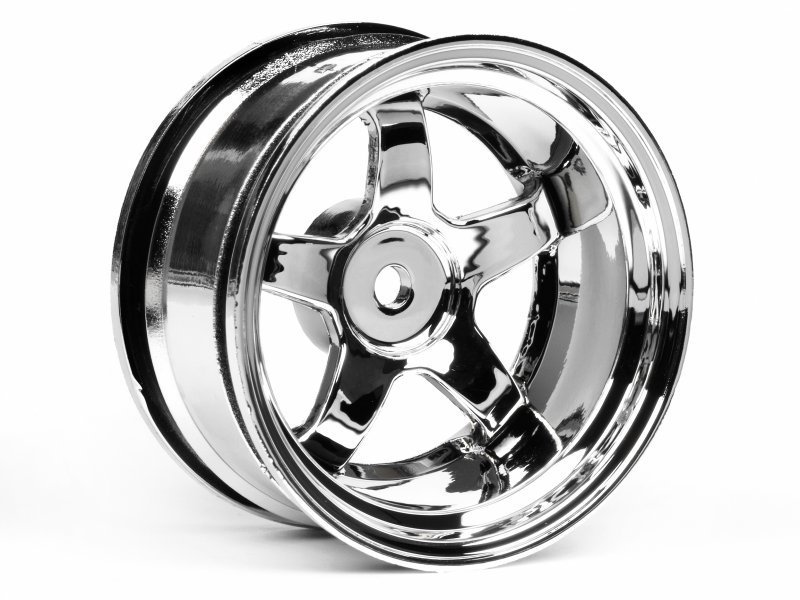 1/10 WORK MEISTER S1 WHEEL 26mm CHROME (9mm OFFSET)