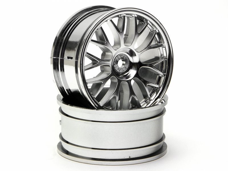 MESH WHEEL 26mm CHROME (1mm OFFSET)