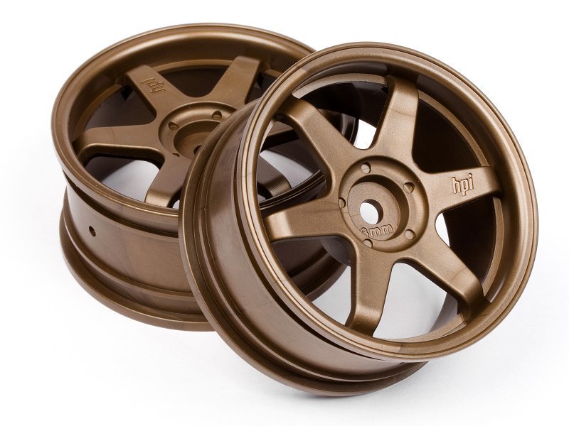 1/10 TE37 WHEEL 26mm BRONZE (3mm OFFSET)