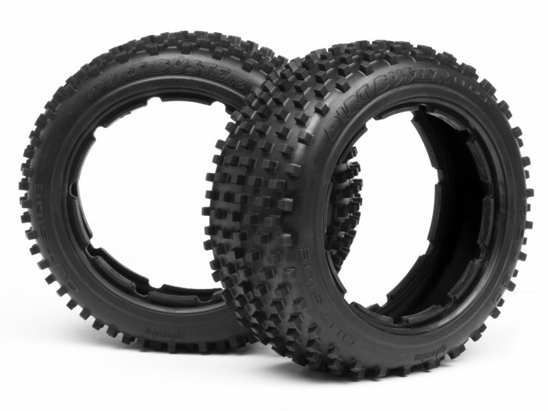 DIRT BUSTER BLOCK TIRE M COMPOUND FRONT (170x60mm/2pcs)