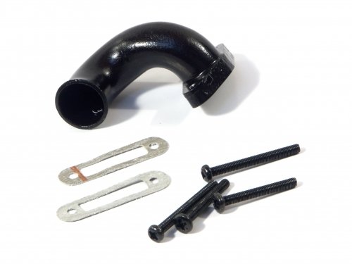 ALUMINUM EXHAUST HEADER (BLACK)