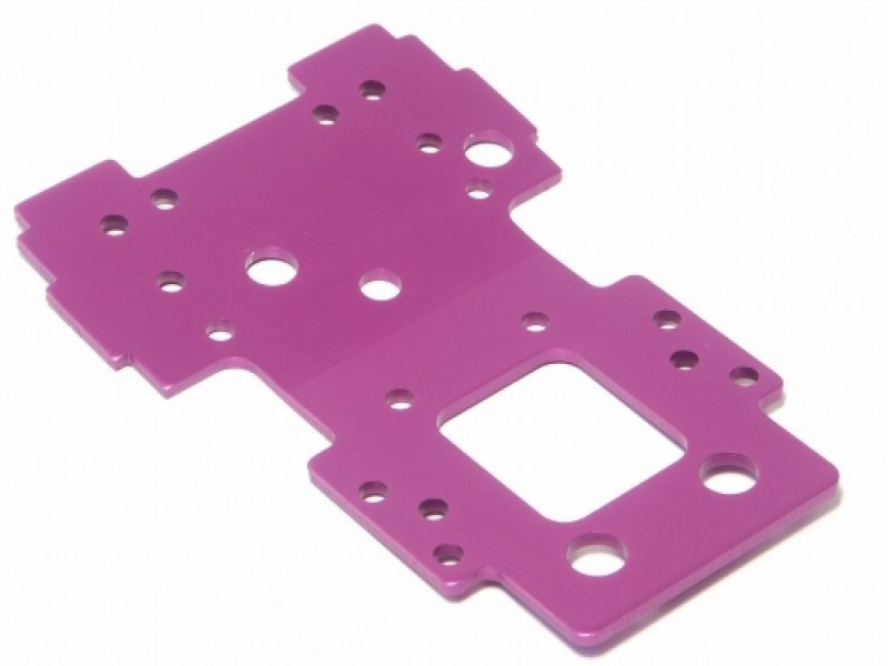 BULKHEAD LOWER PLATE 2.5mm (PURPLE)  Savage