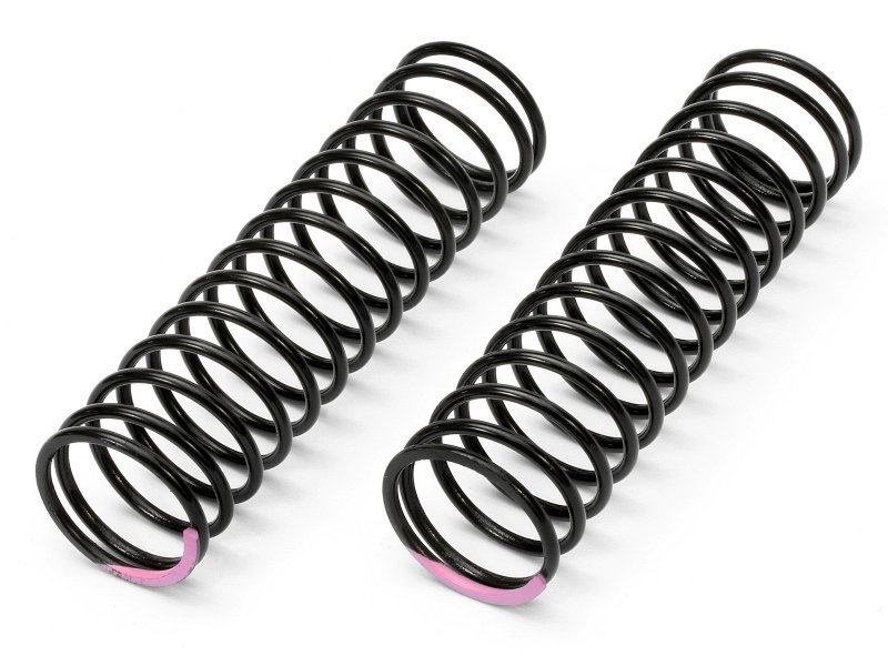 BIGBORE SHOCK SPRING 18x80x1.8mm 14.5COILS (PINK 134gF/mm)