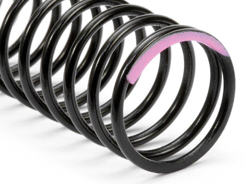 BIGBORE SHOCK SPRING 18x80x1.8mm 14.5COILS (PINK 134gF/mm)