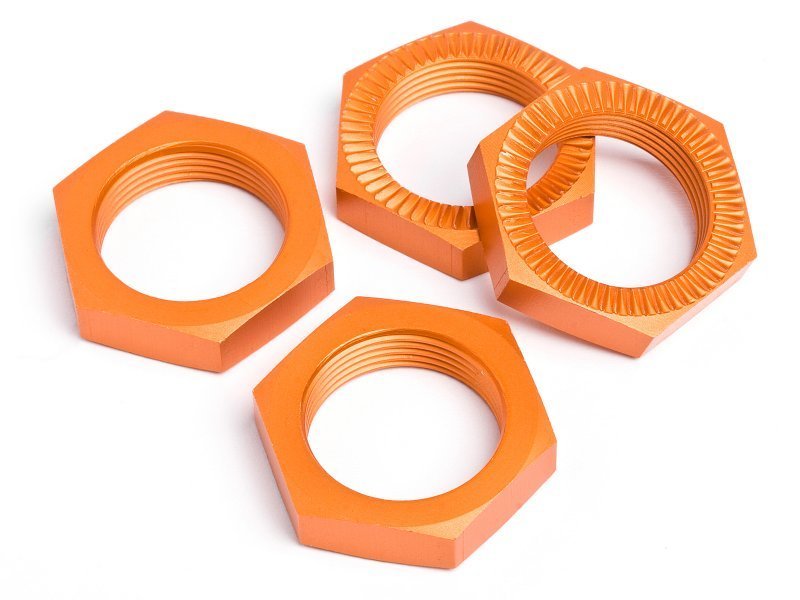 WHEEL NUT 24mm (ORANGE/4pcs) Baja 5