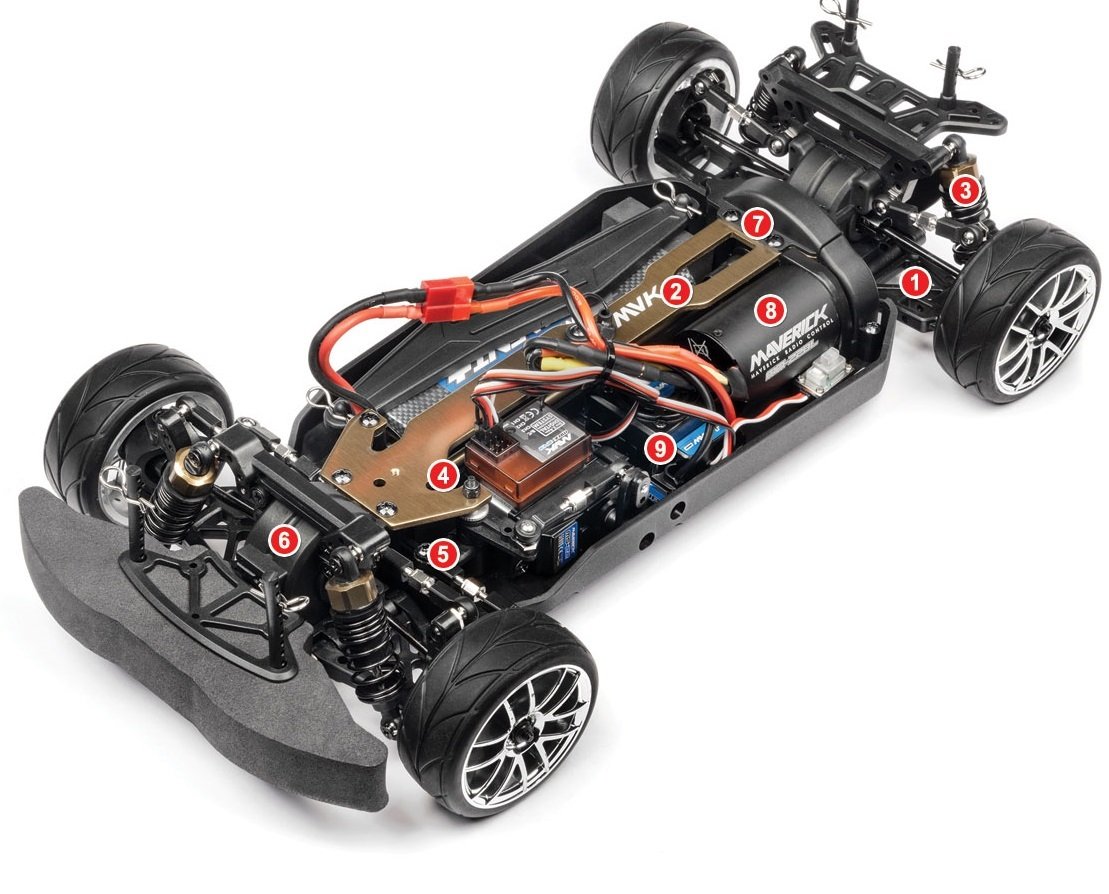 Strada Red TC 1/10 Brushless RTR Electric Touring Car