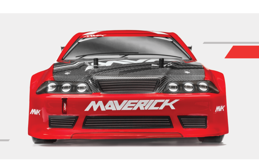 Maverick Strada Red DC Brushless 1/10 RTR Electric Drift Car