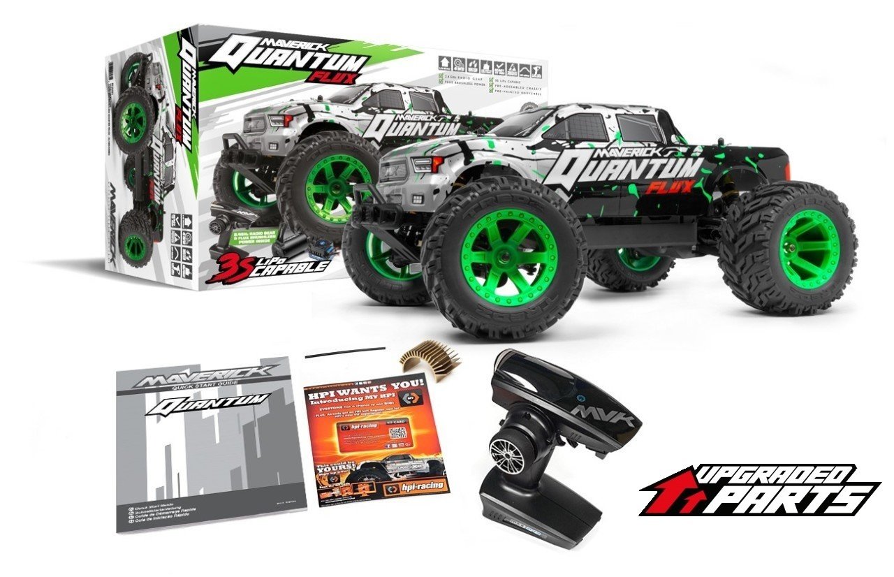 QUANTUM MT 80A 1/10 FLUX SILVER BRUSHLESS MONSTER TRUCK