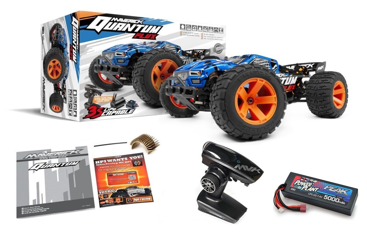 QUANTUM XT 1/10 FLUX BLUE BRUSHLESS STADIUM TRUCK