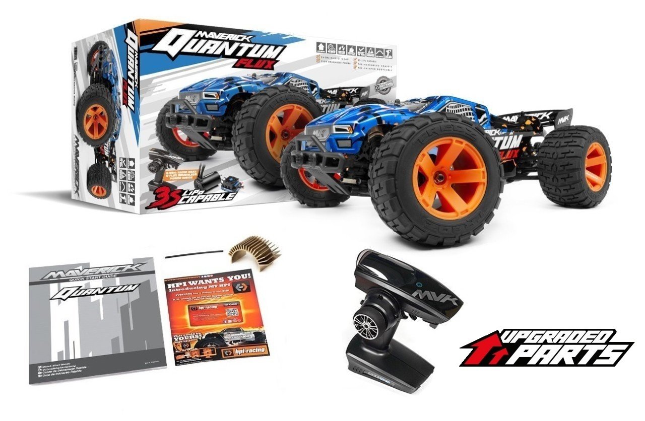 QUANTUM XT 80A 1/10 FLUX BLUE BRUSHLESS STADIUM TRUCK