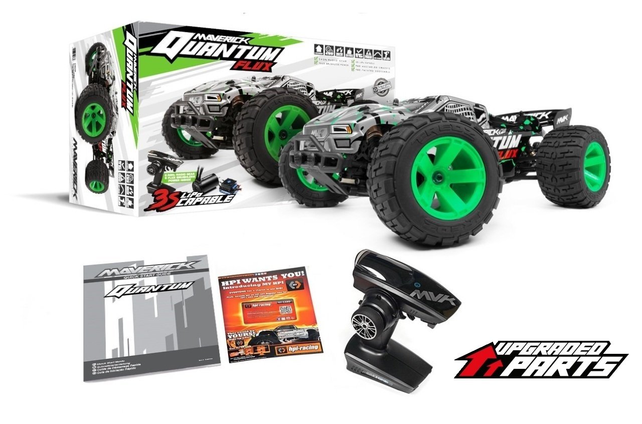 QUANTUM XT 80A 1/10 FLUX SILVER BRUSHLESS STADIUM TRUCK