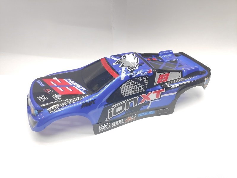 TRUGGY PAINTED BODY BLUE WITH DECALS (1/18 ION XT) BOYALI HAZIR KAPORTA