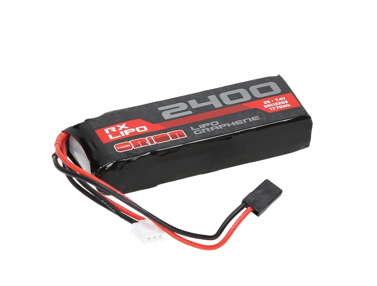 TEAM ORION LiPo Flat Receiver Battery Pack (2400mAh / 7.4V)