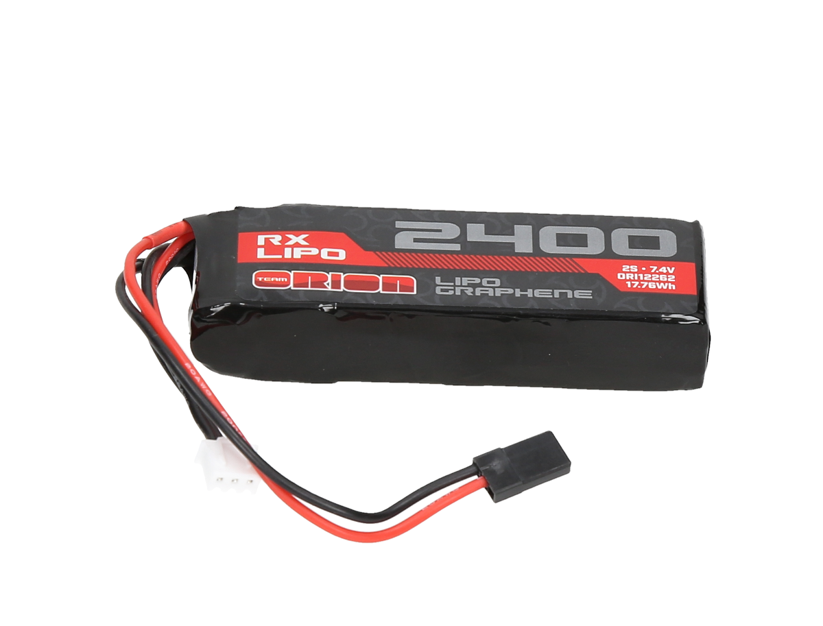 TEAM ORION LiPo Flat Receiver Battery Pack (2400mAh / 7.4V)