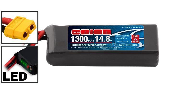 Team Orion Lipo 1300 Mah 4S 14,8V 75C XT60