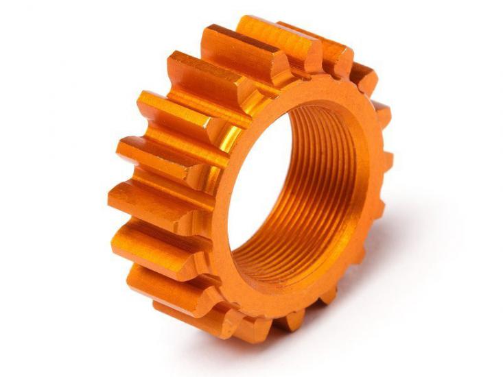 THREADED PINION 18Tx12mm (1M) (ORANGE)