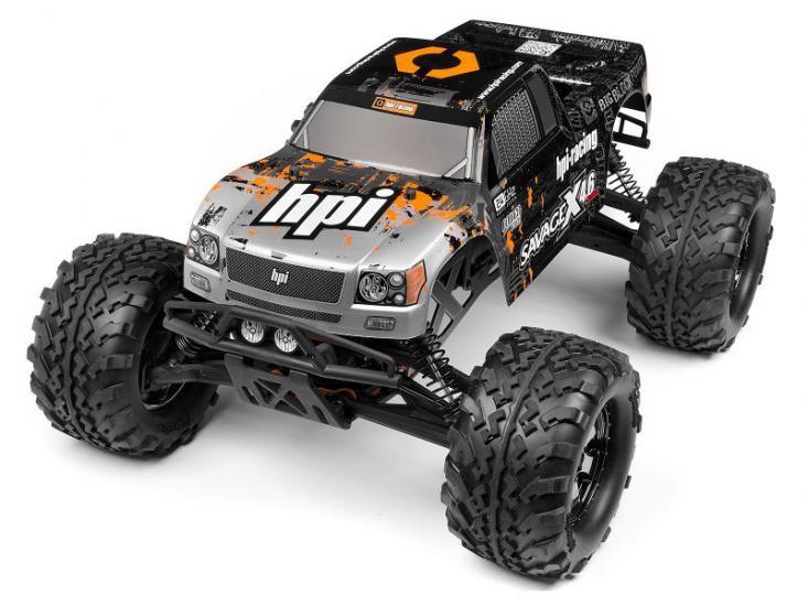 NITRO GT-3 TRUCK PAINTED BODY (SILVER/BLACK) BOYALI HAZIR KAPORTA