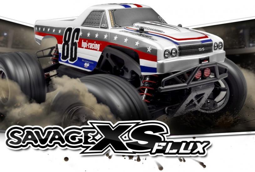 HPI 1/16 Savage XS Flux Chevrolet El Camino SS RTR