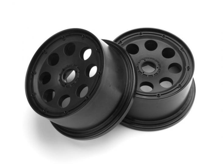 OUTLAW WHEEL BLACK (120x60mm/-4mm OFFSET/2pcs) Baja 5T front