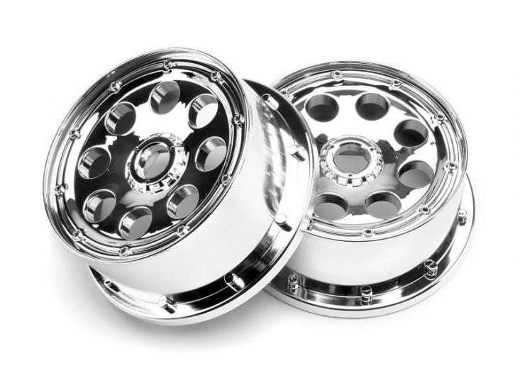 OUTLAW WHEEL CHROME (120x60mm/-4mm OFFSET/2pcs) Baja 5T / Front